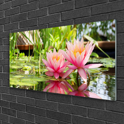 Pintura em vidro Flores Planta Natureza