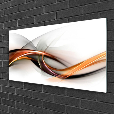 Pintura em vidro Abstração Resumo