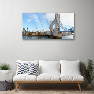 Quadro de vidro Arquitetura da Ponte de Londres
