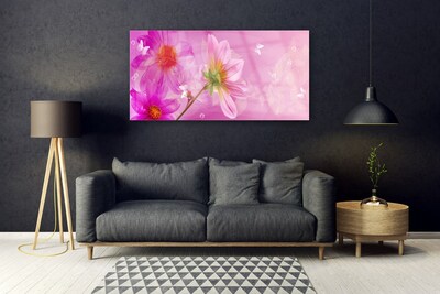 Pintura em vidro Flores Planta Natureza