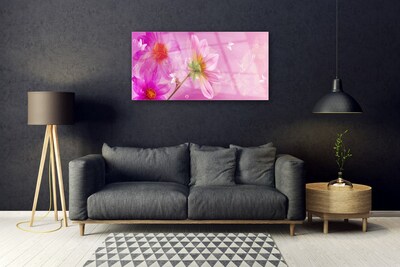 Pintura em vidro Flores Planta Natureza
