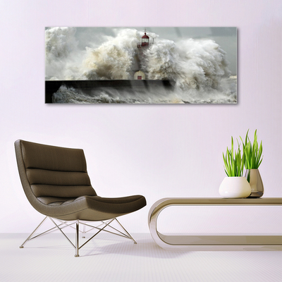 Quadro de vidro Paisagem do Farol