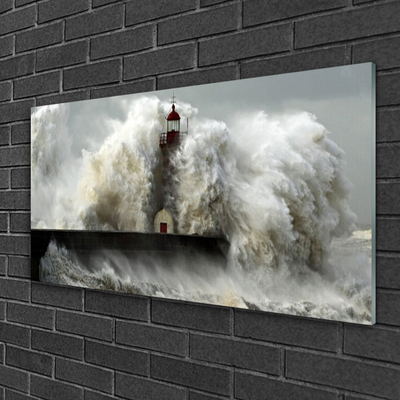 Quadro de vidro Paisagem do Farol