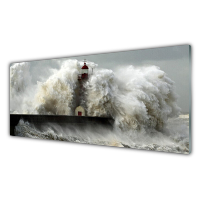 Quadro de vidro Paisagem do Farol