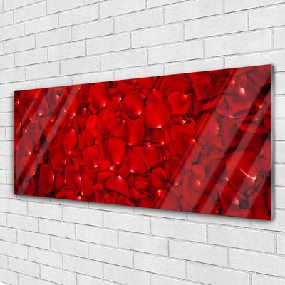 Pintura em vidro Pétalas Planta Natureza