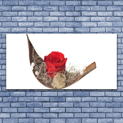 Quadro de vidro Rosa Flor Planta Natureza