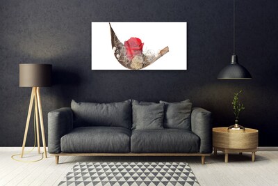 Quadro de vidro Rosa Flor Planta Natureza