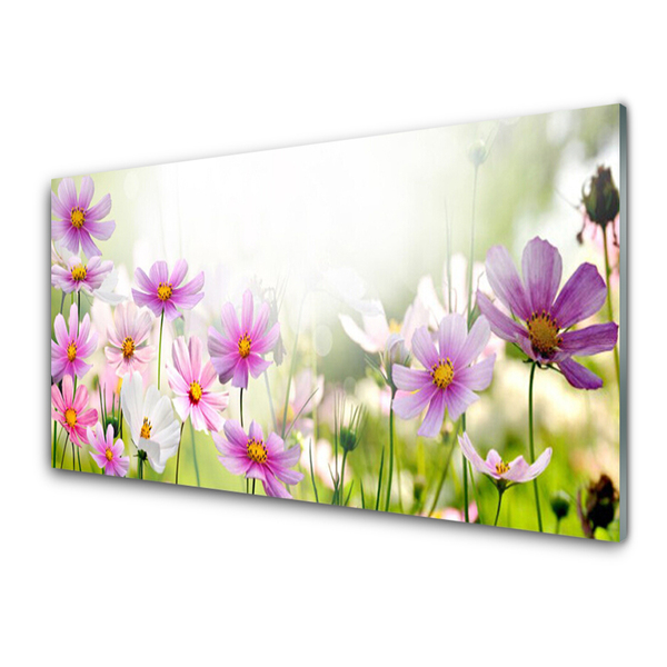 Pintura em vidro Flores Planta Natureza