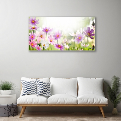 Pintura em vidro Flores Planta Natureza