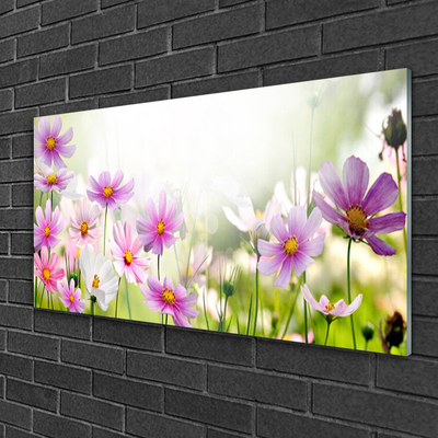 Pintura em vidro Flores Planta Natureza