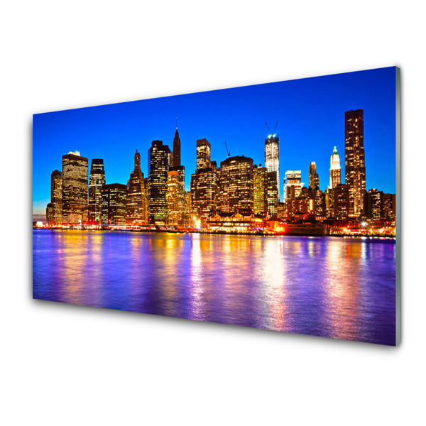 Quadro de vidro Arranha-céus Casas da Cidade