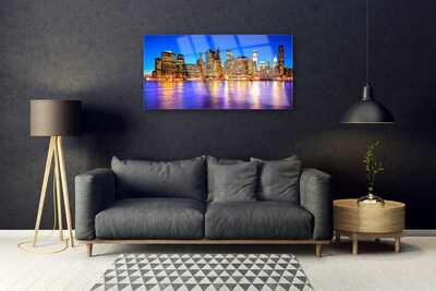 Quadro de vidro Arranha-céus Casas da Cidade