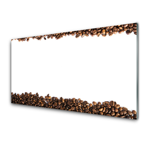 Quadro de vidro Cozinha de grãos de café
