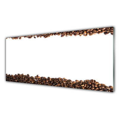 Quadro de vidro Cozinha de grãos de café