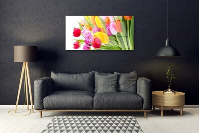 Quadro de vidro Tulipas Flores Planta