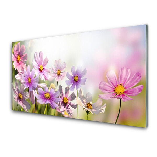 Pintura em vidro Flores Planta Natureza