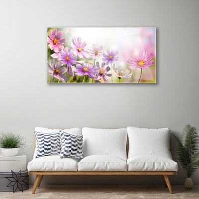 Pintura em vidro Flores Planta Natureza