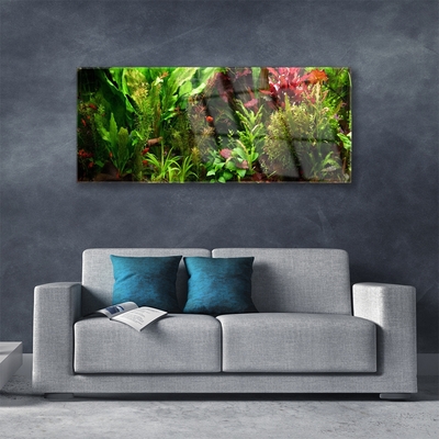 Pintura em vidro Plantas Flores Natureza