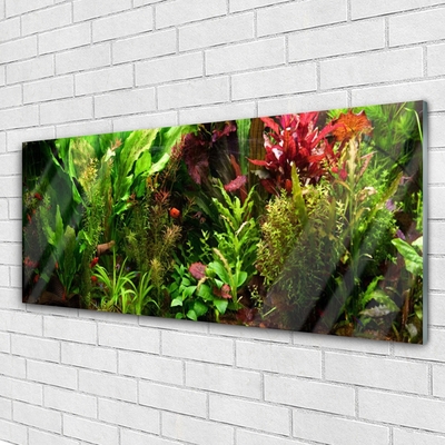Pintura em vidro Plantas Flores Natureza