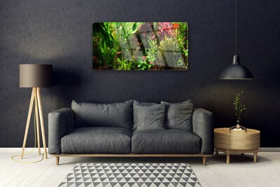 Pintura em vidro Plantas Flores Natureza