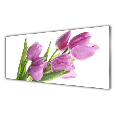 Pintura em vidro Tulipas Flores Planta