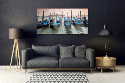 Quadro de vidro Arquitetura de barcos aquáticos