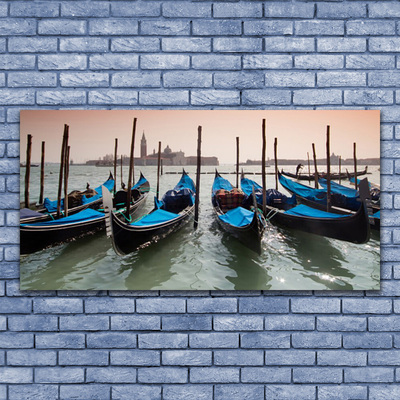 Quadro de vidro Arquitetura de barcos aquáticos