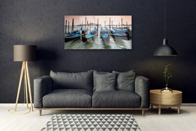 Quadro de vidro Arquitetura de barcos aquáticos