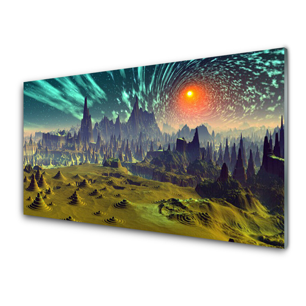 Quadro de vidro Gráficos Abstratos