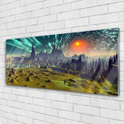 Quadro de vidro Gráficos Abstratos