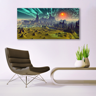 Quadro de vidro Gráficos Abstratos