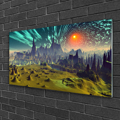 Quadro de vidro Gráficos Abstratos