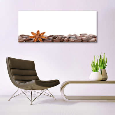 Quadro de vidro Cozinha de grãos de café