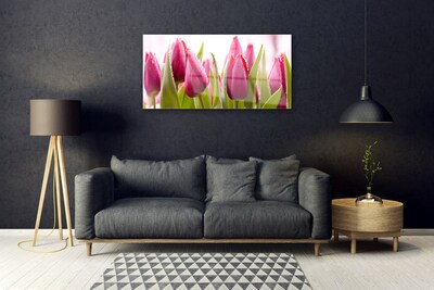 Pintura em vidro Tulipas Flores Planta