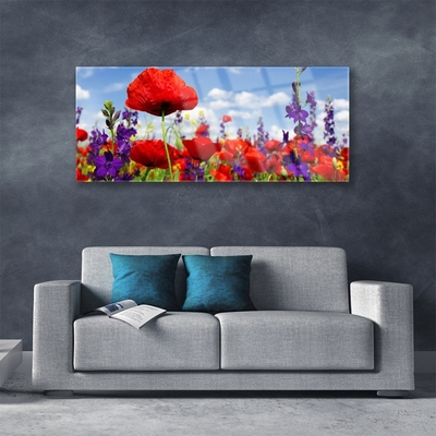 Pintura em vidro Flores Planta Natureza