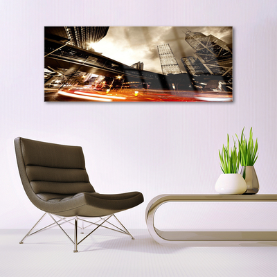 Quadro de vidro Casas da City Road