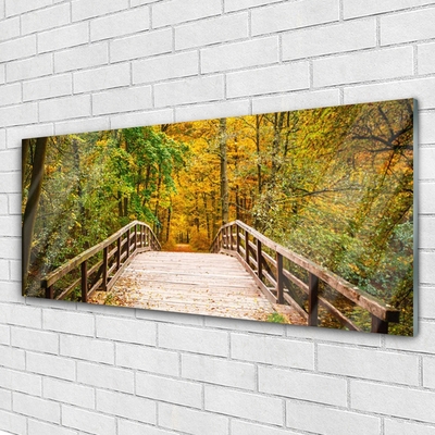 Pintura em vidro Arquitetura da Ponte Florestal