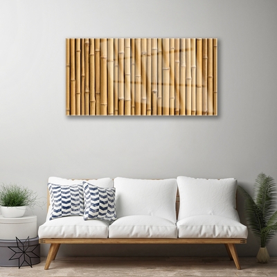 Pintura em vidro Natureza da planta de bambu
