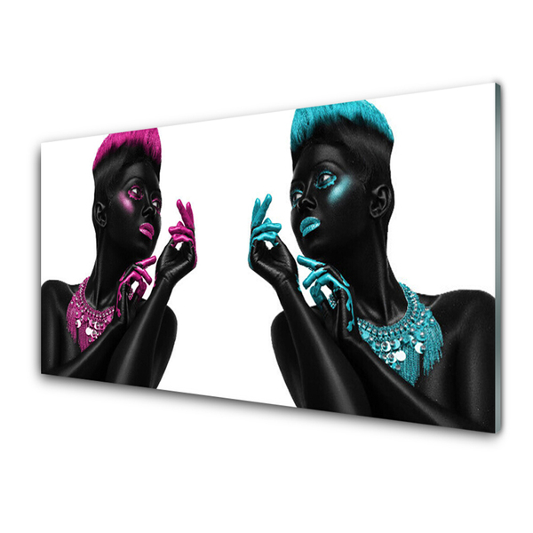 Quadro de vidro Personagens de Arte