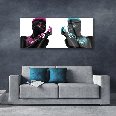 Quadro de vidro Personagens de Arte