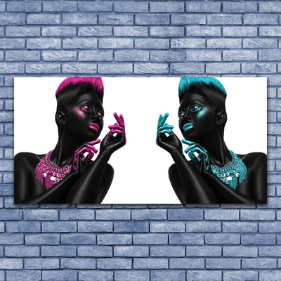 Quadro de vidro Personagens de Arte