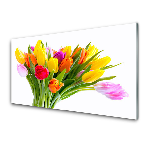 Pintura em vidro Tulipas Flores Planta