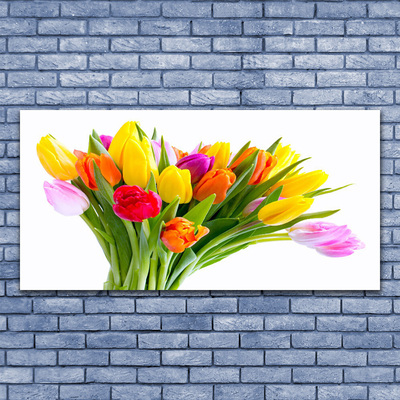Pintura em vidro Tulipas Flores Planta