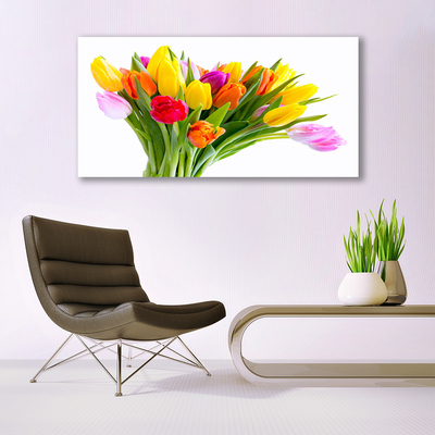Pintura em vidro Tulipas Flores Planta