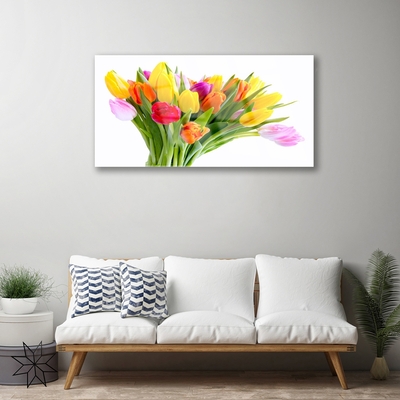 Pintura em vidro Tulipas Flores Planta