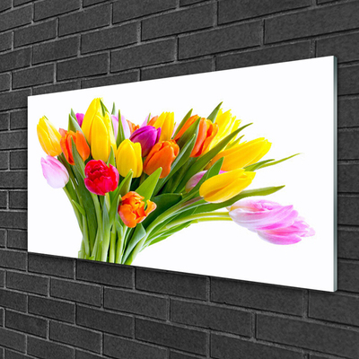 Pintura em vidro Tulipas Flores Planta