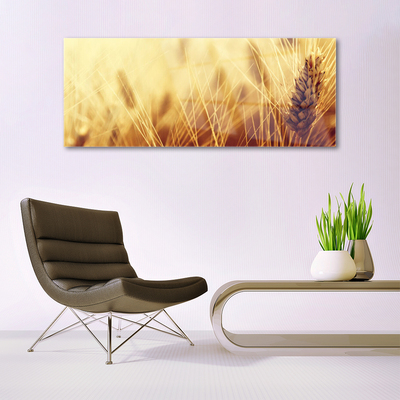 Pintura em vidro Natureza da planta de trigo