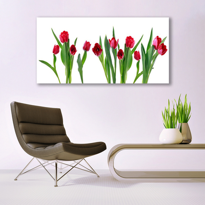 Pintura em vidro Tulipas Flores Planta