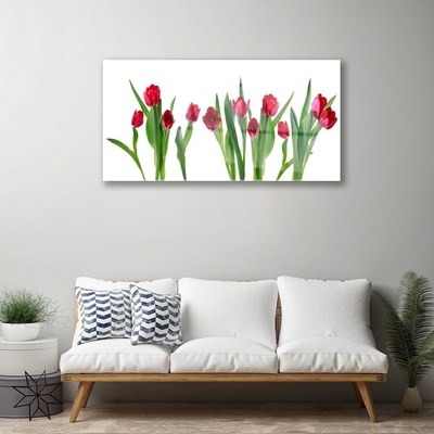 Pintura em vidro Tulipas Flores Planta
