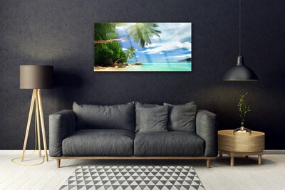 Quadro de vidro Paisagem marinha de Palm Beach